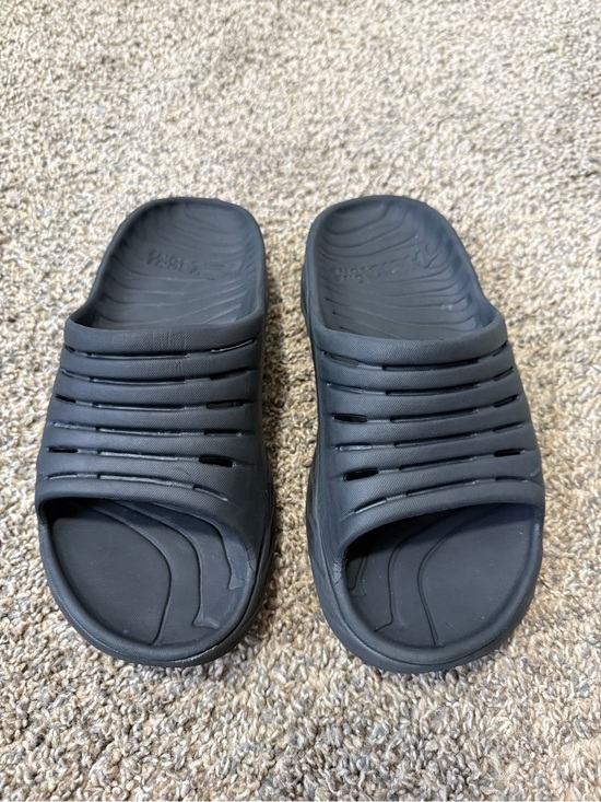 Hoka One One Shoes - Hoka One One Black Slide Sandals - Cushioned Slip-On Comfort